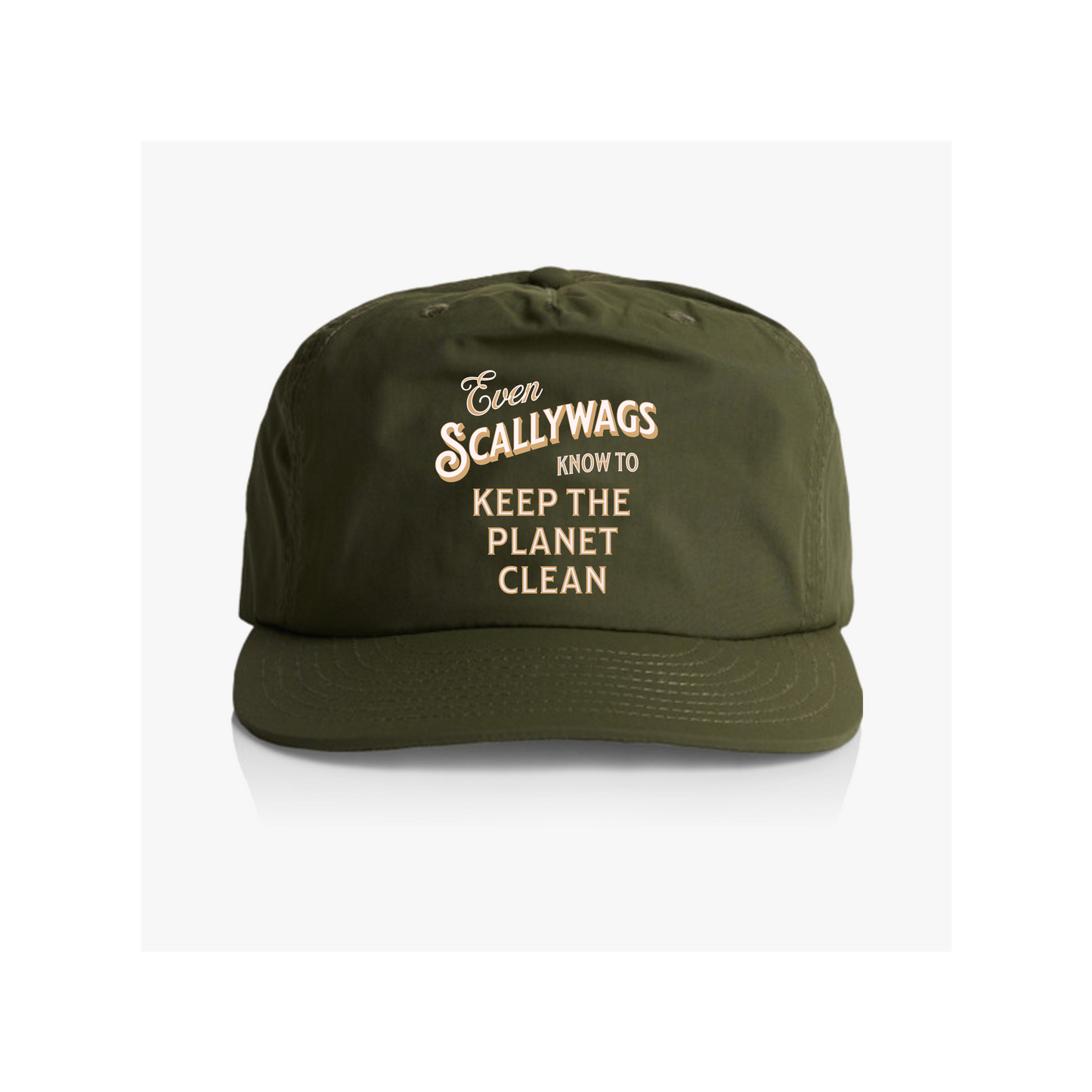Even Scallywags Know 100% Recycled Nylon Surf Cap