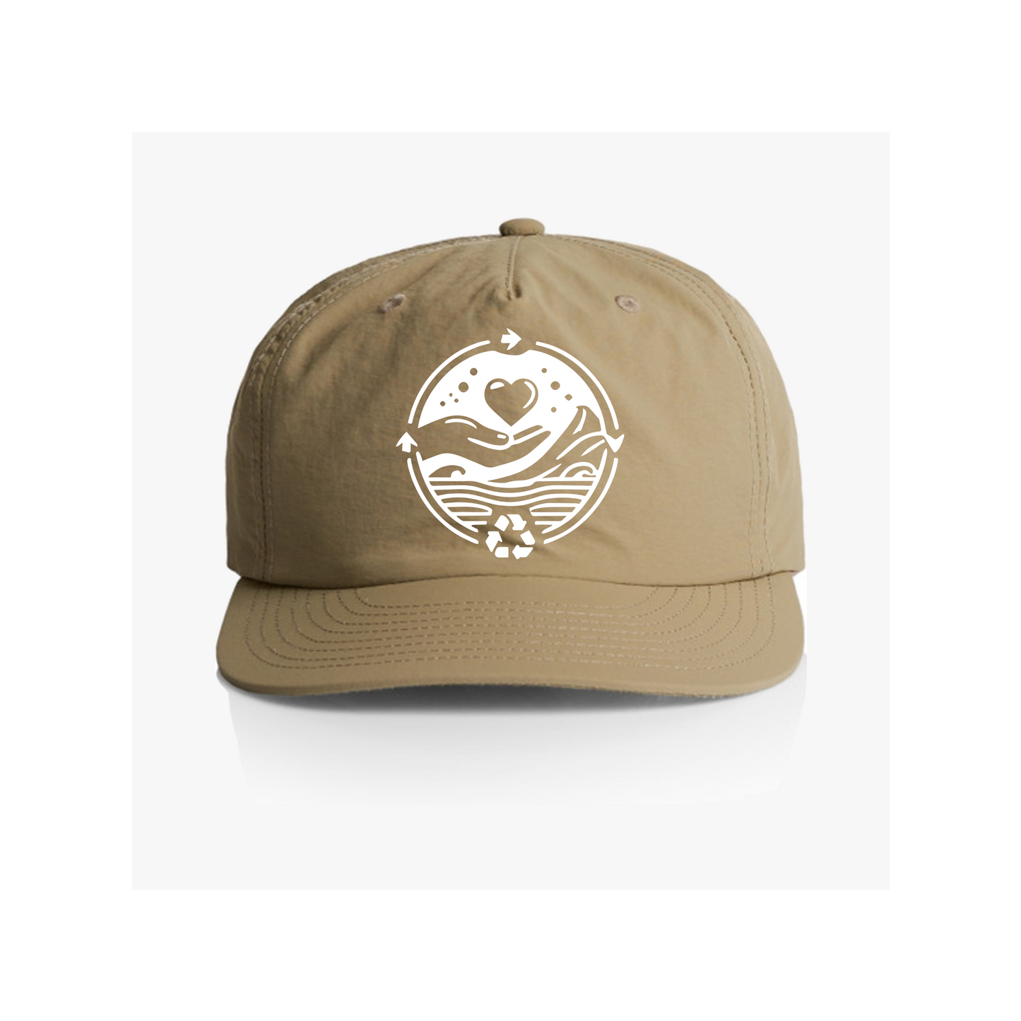 Heart for the Planet 100% Recycled Nylon Surf Cap