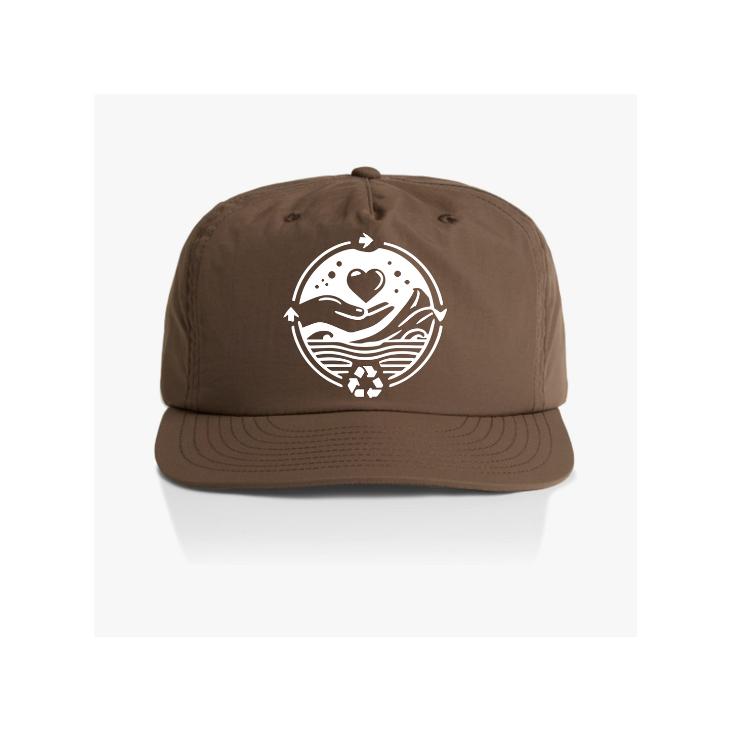 Heart for the Planet 100% Recycled Nylon Surf Cap