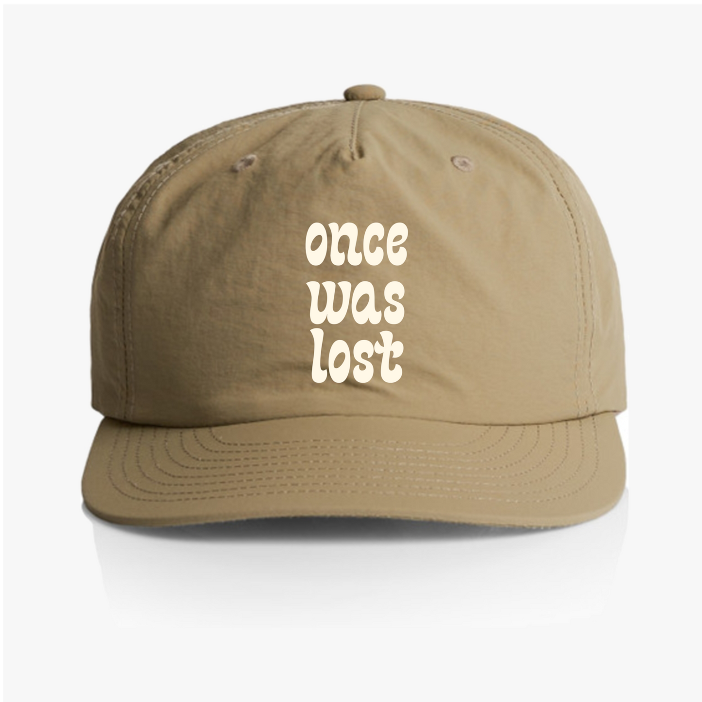 Once Was Lost Logo 100% Recycled Nylon Surf Cap