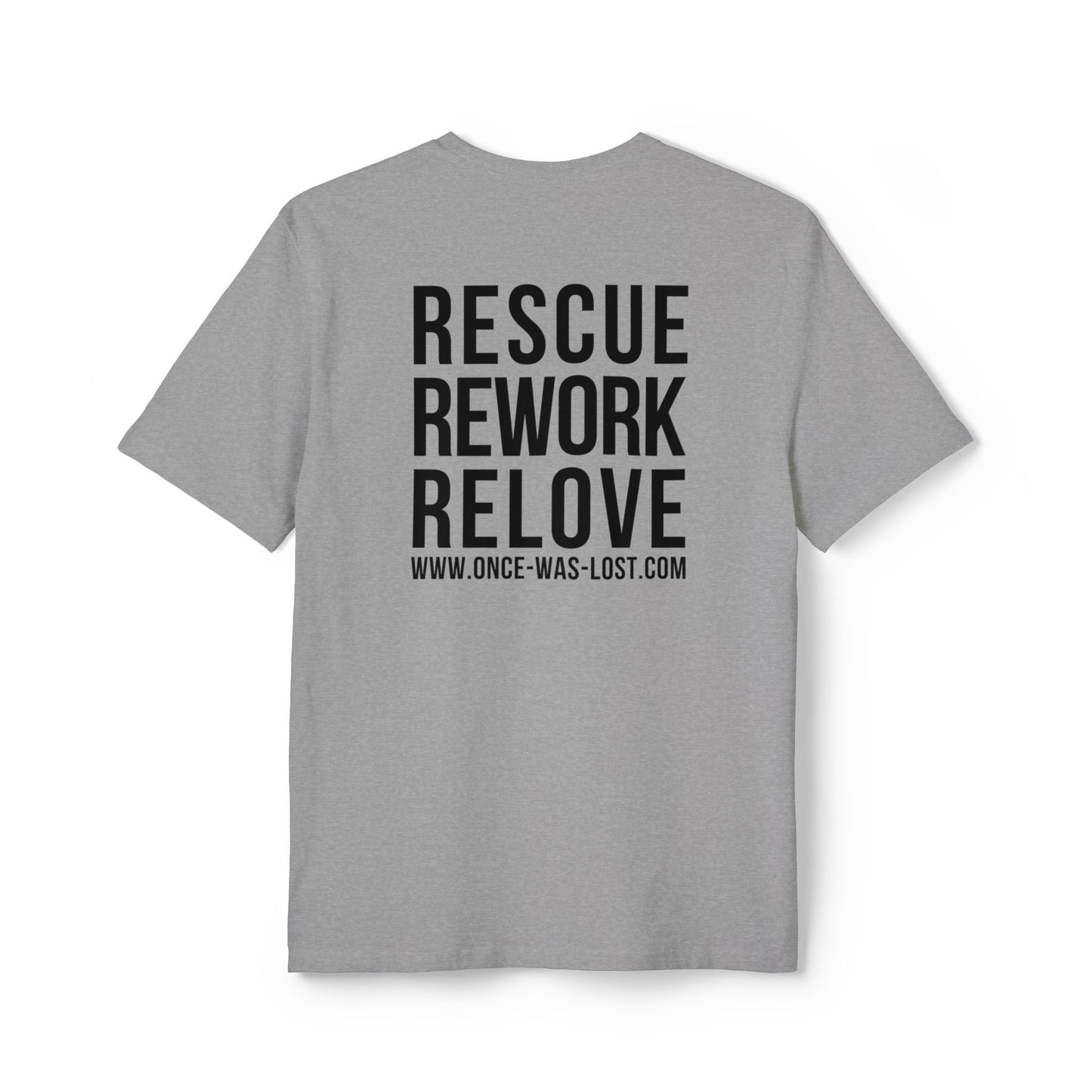 Rescue, Rework, Relove Unisex Recycled Tee