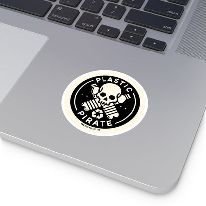 Plastic Pirate Sticker