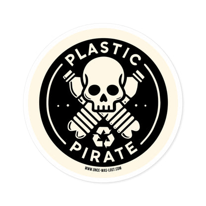 Plastic Pirate Sticker